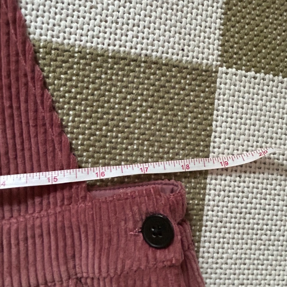Frank & Oak Pink Corduroy Pinafore Dress - Picture 4 of 4